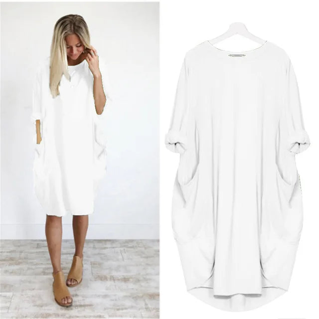 Dress-Women-long-sleeved-pocket-round-collar-loose-Europe-autumn-hot-style-Dresses-Casual-Vestidos-YRW6998