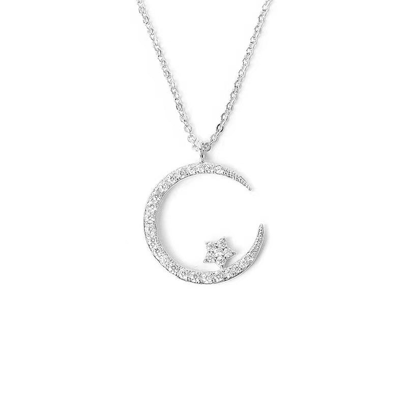 📦Free Shipping📦Bright Night: Moon Star Necklace🌙✨